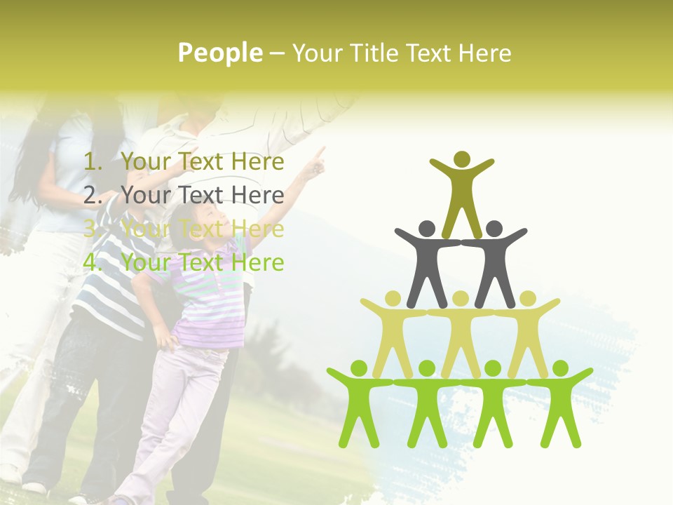 Dad Person Togetherness PowerPoint Template