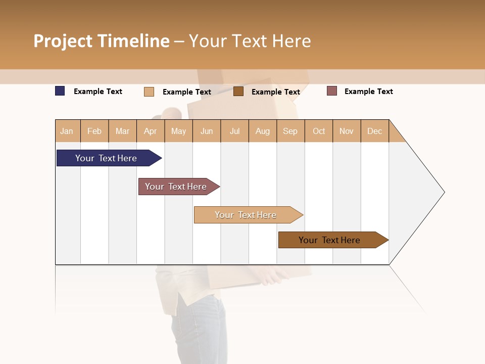 Postman Shipment Package PowerPoint Template