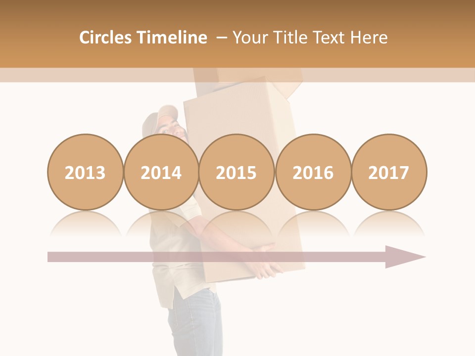Postman Shipment Package PowerPoint Template