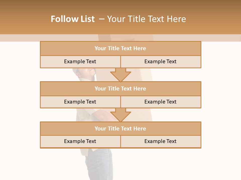Postman Shipment Package PowerPoint Template