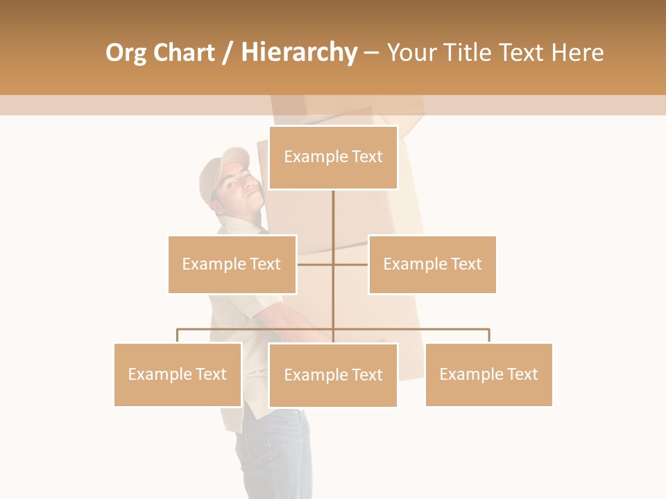 Postman Shipment Package PowerPoint Template
