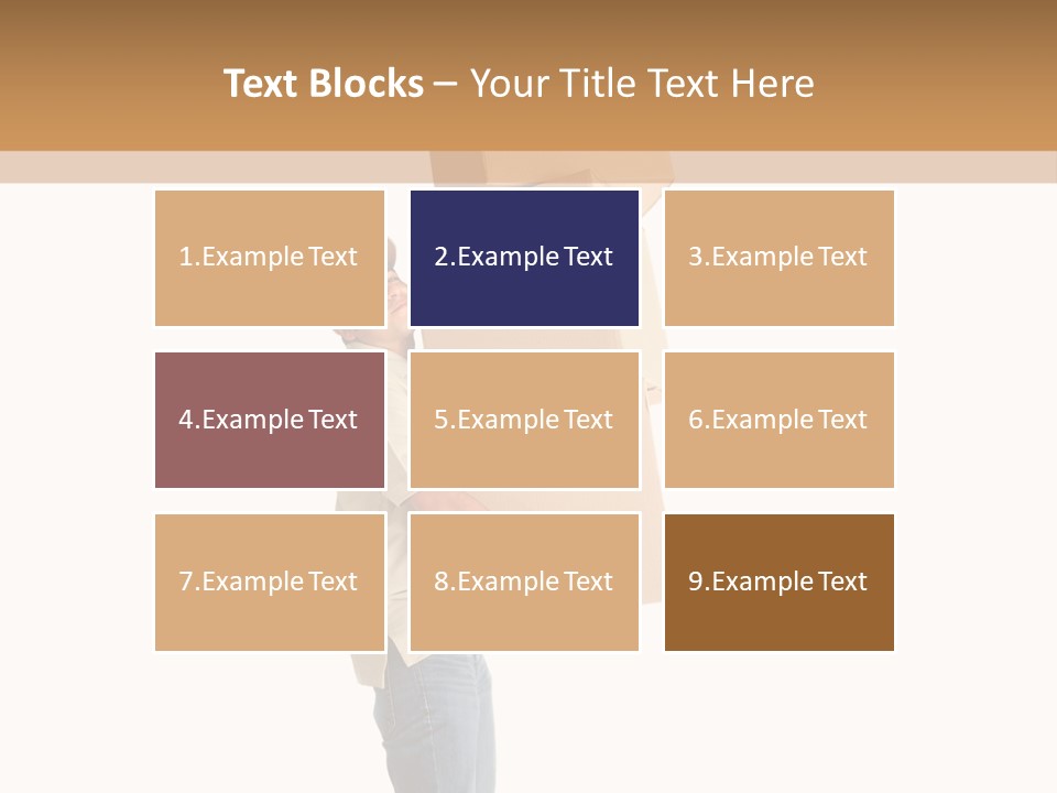 Postman Shipment Package PowerPoint Template