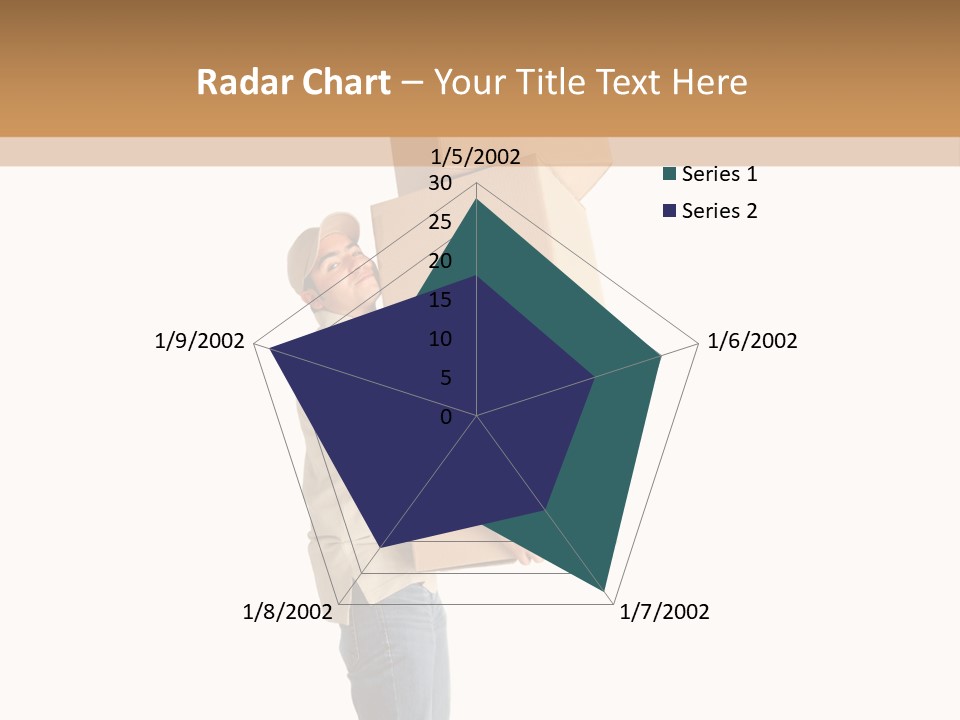 Postman Shipment Package PowerPoint Template