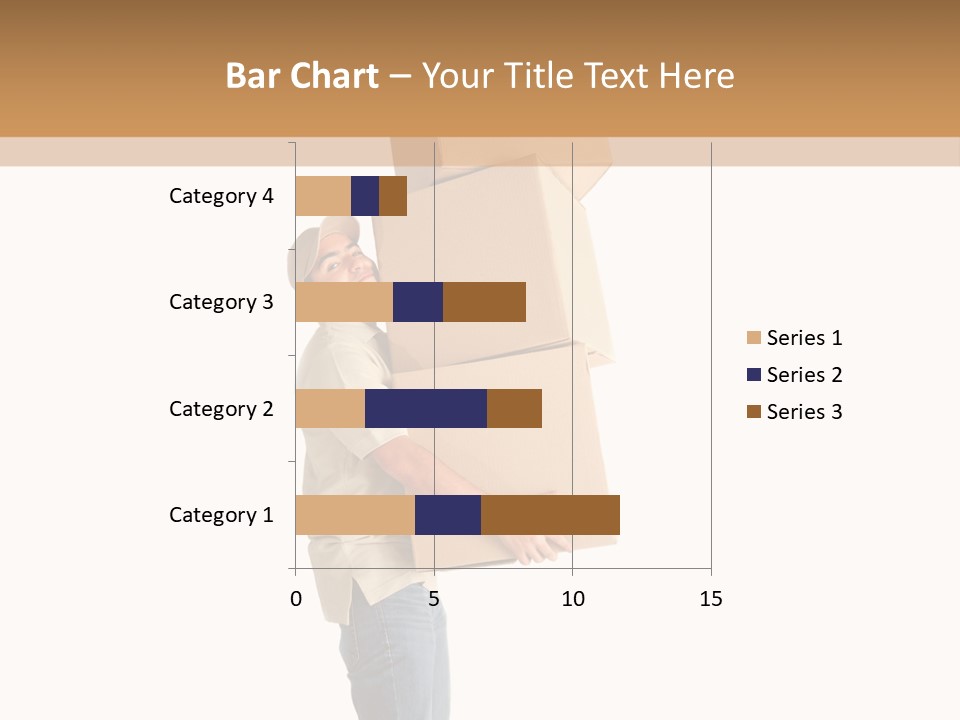 Postman Shipment Package PowerPoint Template