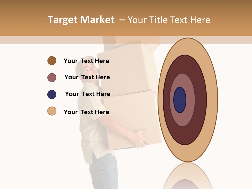 Postman Shipment Package PowerPoint Template