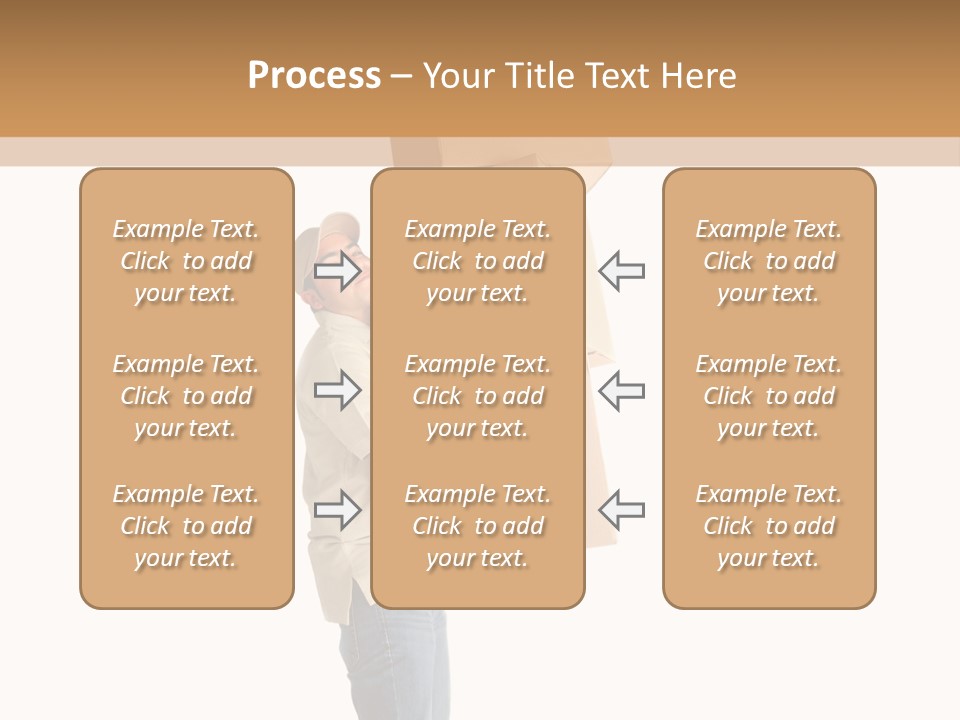 Postman Shipment Package PowerPoint Template