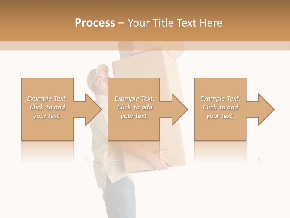 Postman Shipment Package PowerPoint Template