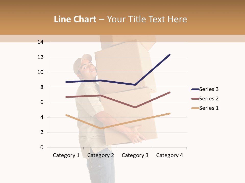 Postman Shipment Package PowerPoint Template