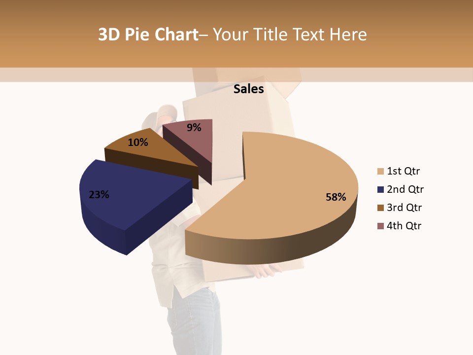 Postman Shipment Package PowerPoint Template