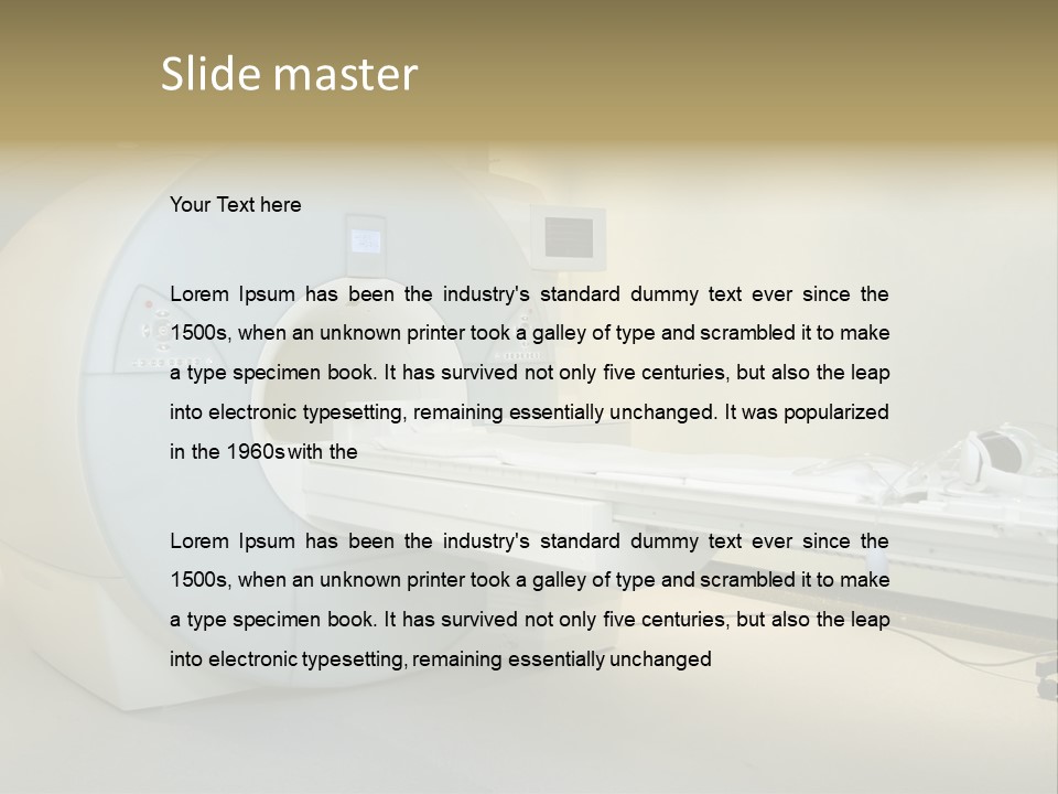 Medical Cancer Resonance PowerPoint Template