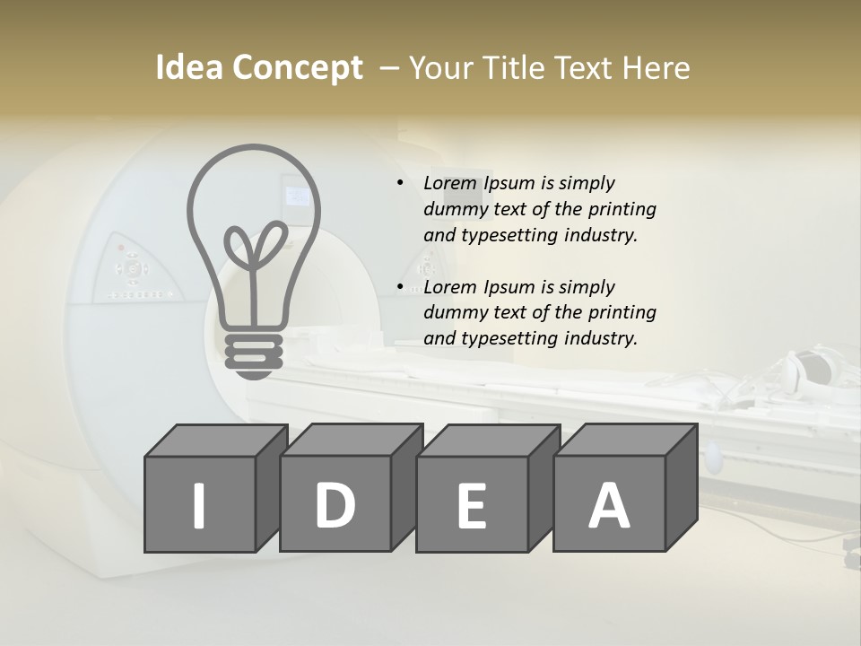 Medical Cancer Resonance PowerPoint Template