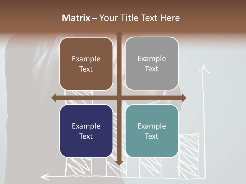 Turnover Pointing Graph PowerPoint Template