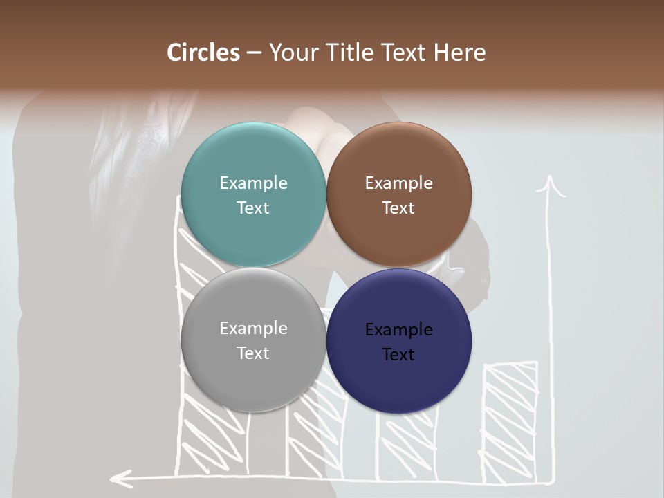 Turnover Pointing Graph PowerPoint Template