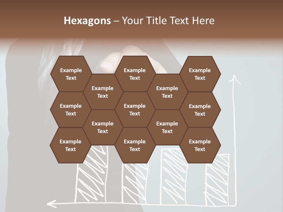 Turnover Pointing Graph PowerPoint Template