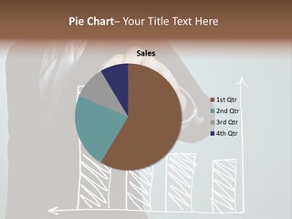 Turnover Pointing Graph PowerPoint Template