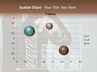 Turnover Pointing Graph PowerPoint Template