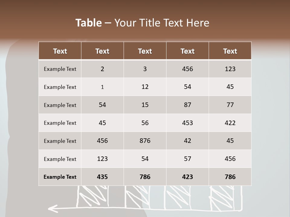 Turnover Pointing Graph PowerPoint Template