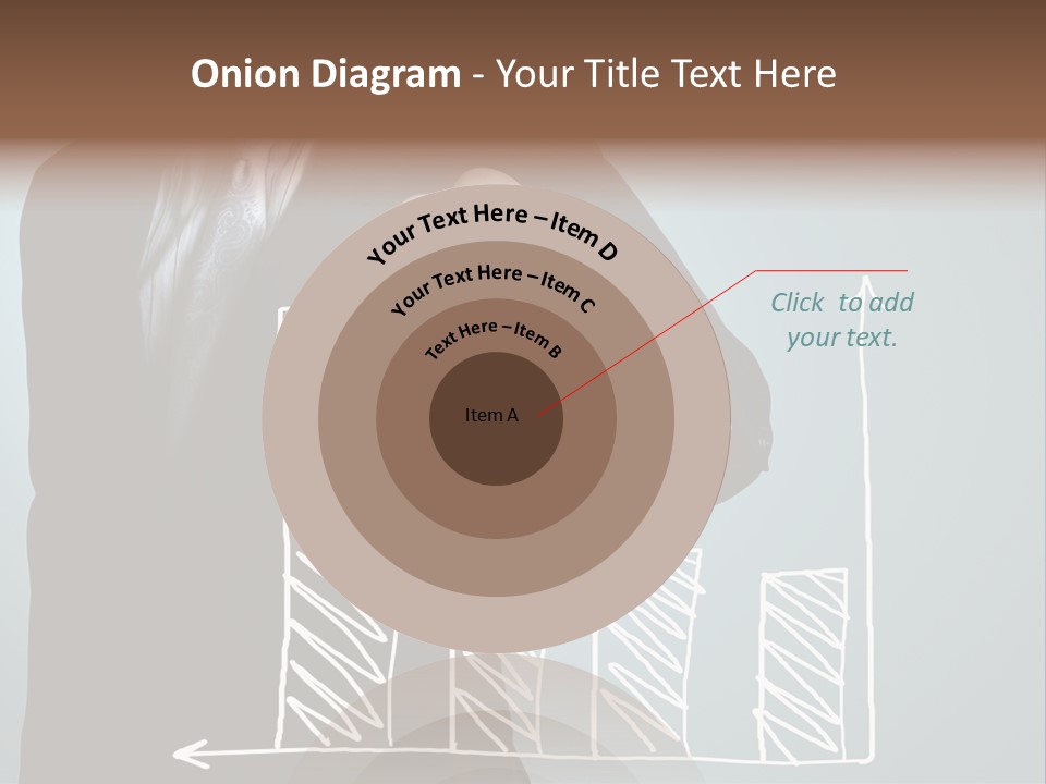 Turnover Pointing Graph PowerPoint Template