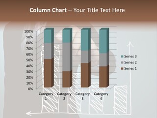 Turnover Pointing Graph PowerPoint Template