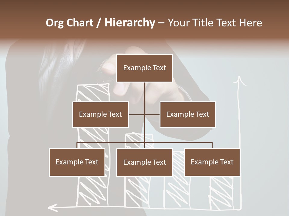 Turnover Pointing Graph PowerPoint Template