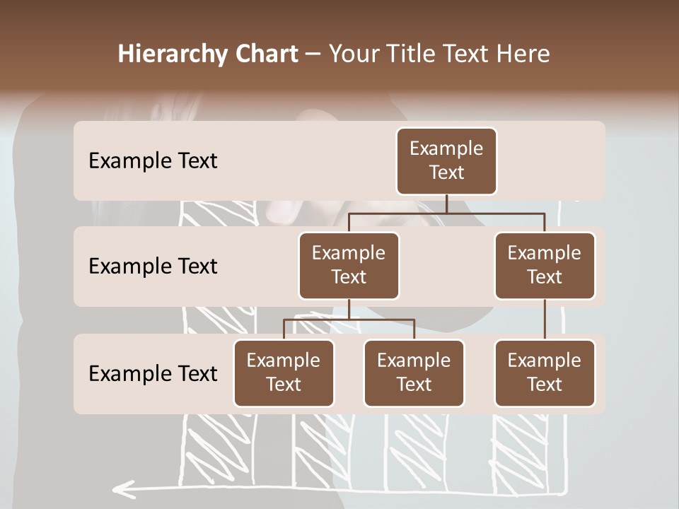Turnover Pointing Graph PowerPoint Template
