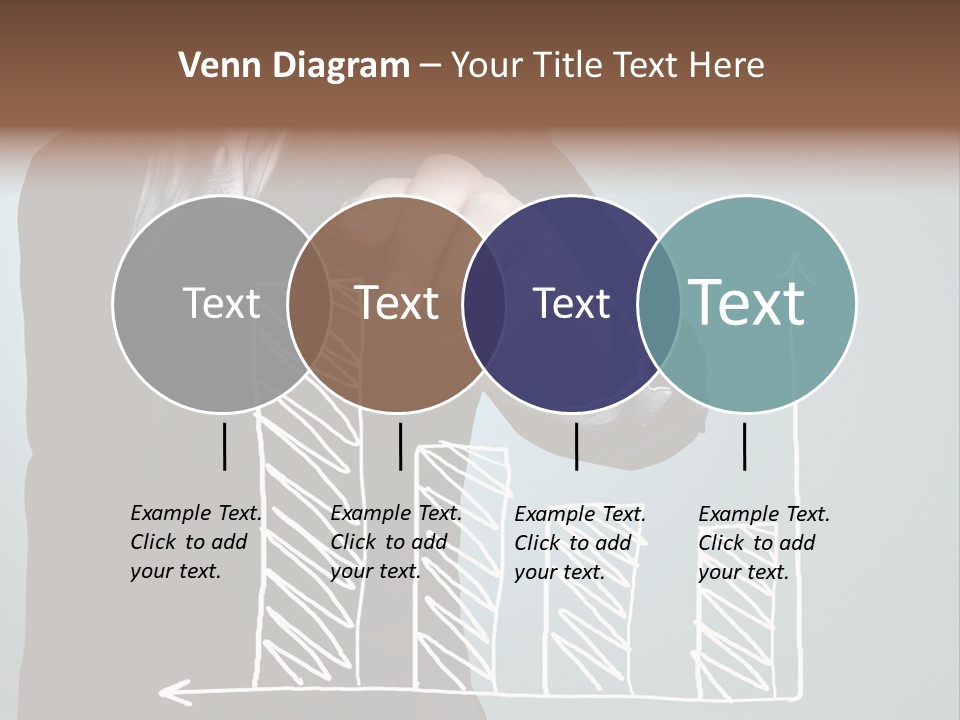 Turnover Pointing Graph PowerPoint Template