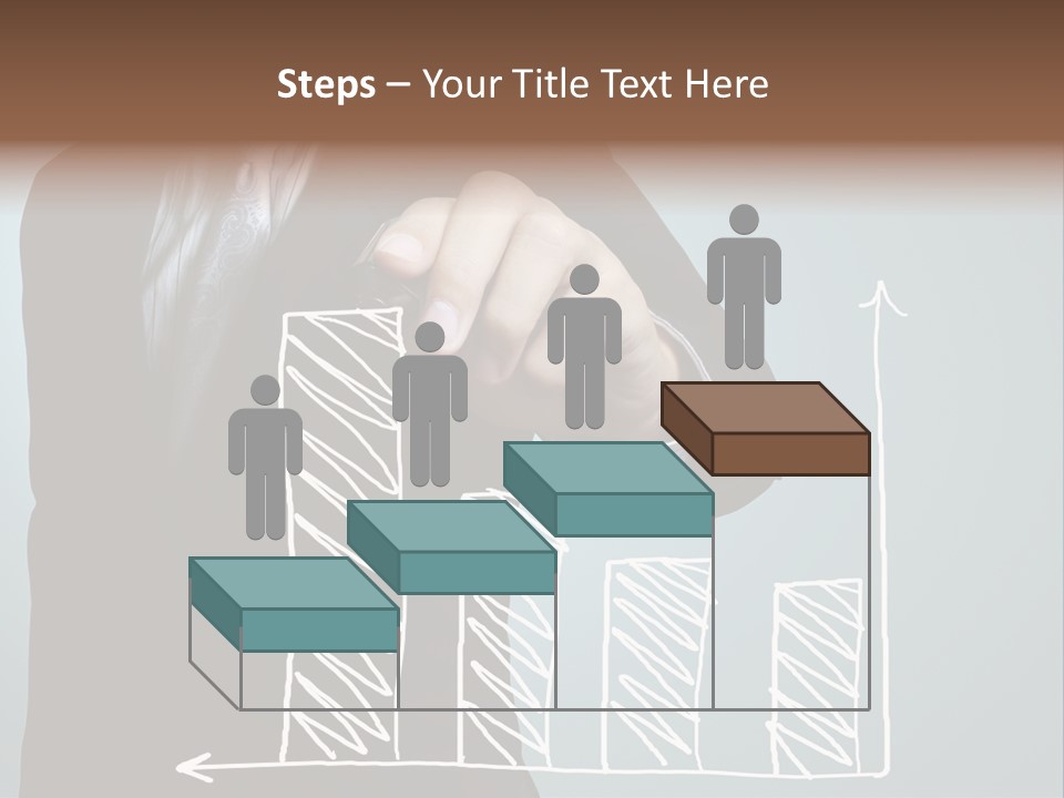 Turnover Pointing Graph PowerPoint Template