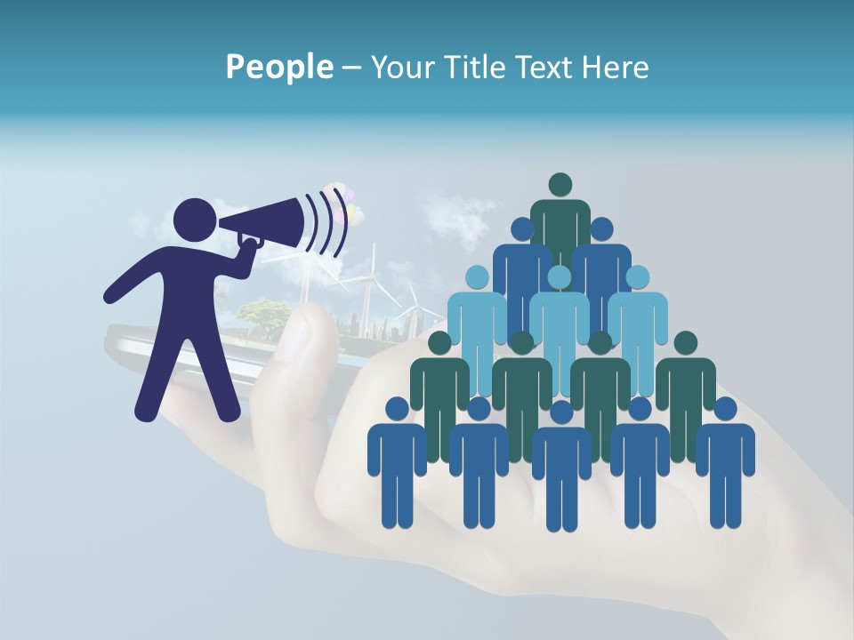 Telecommunication Electronic Message PowerPoint Template