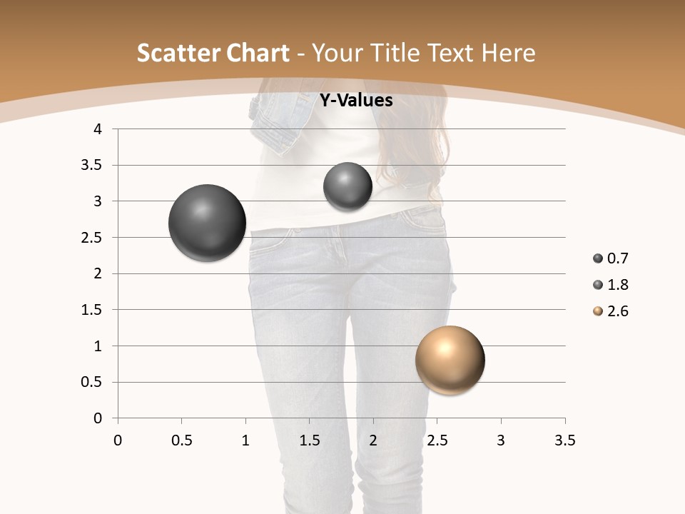 Cheering Denim Carefree PowerPoint Template