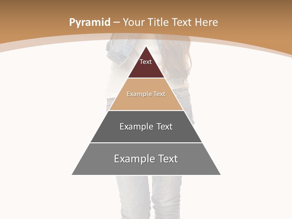 Cheering Denim Carefree PowerPoint Template