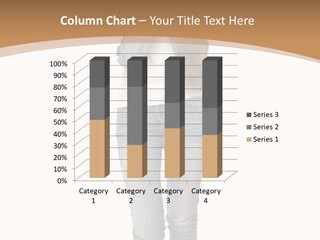 Cheering Denim Carefree PowerPoint Template