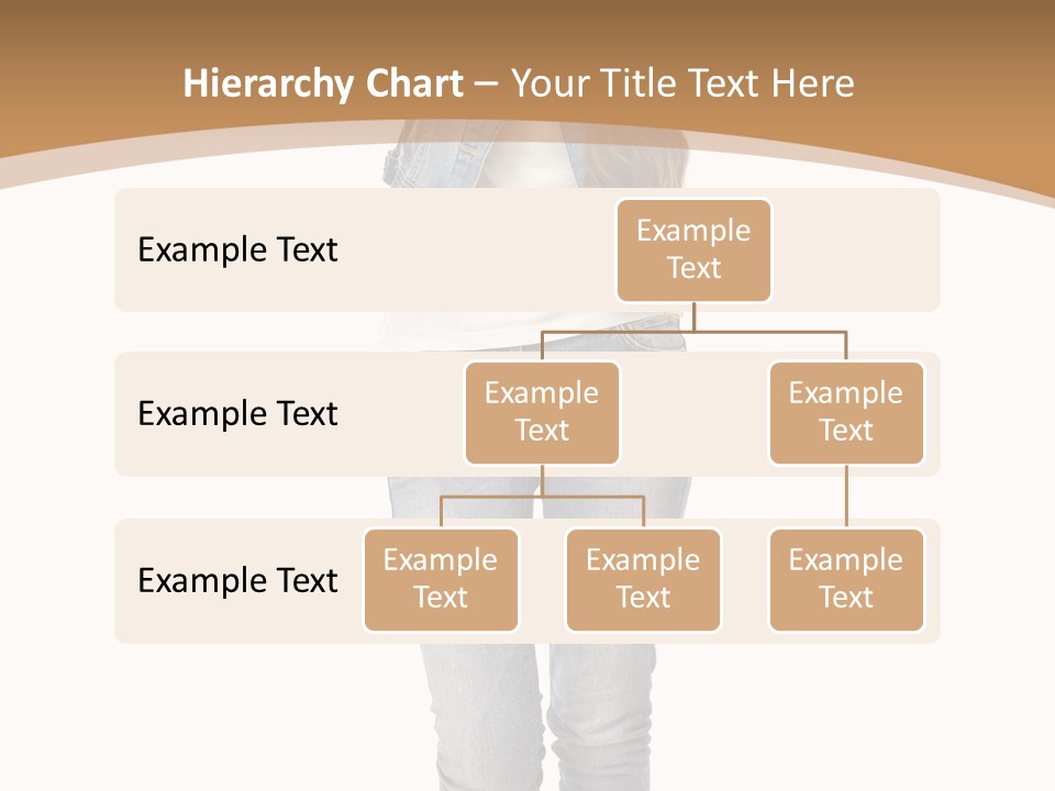 Cheering Denim Carefree PowerPoint Template