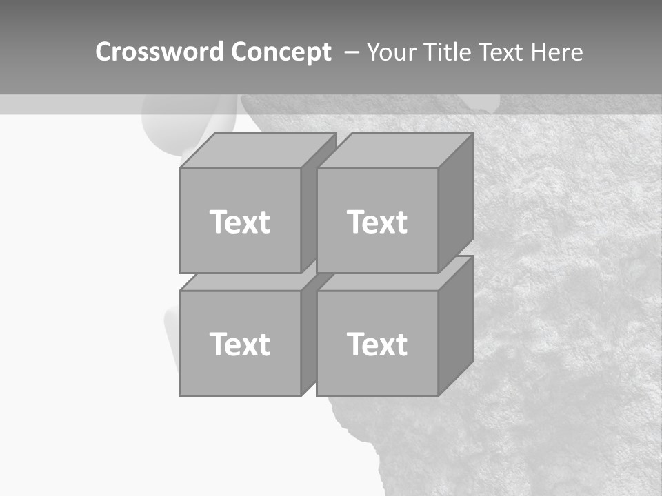 Climbing Top Icon PowerPoint Template