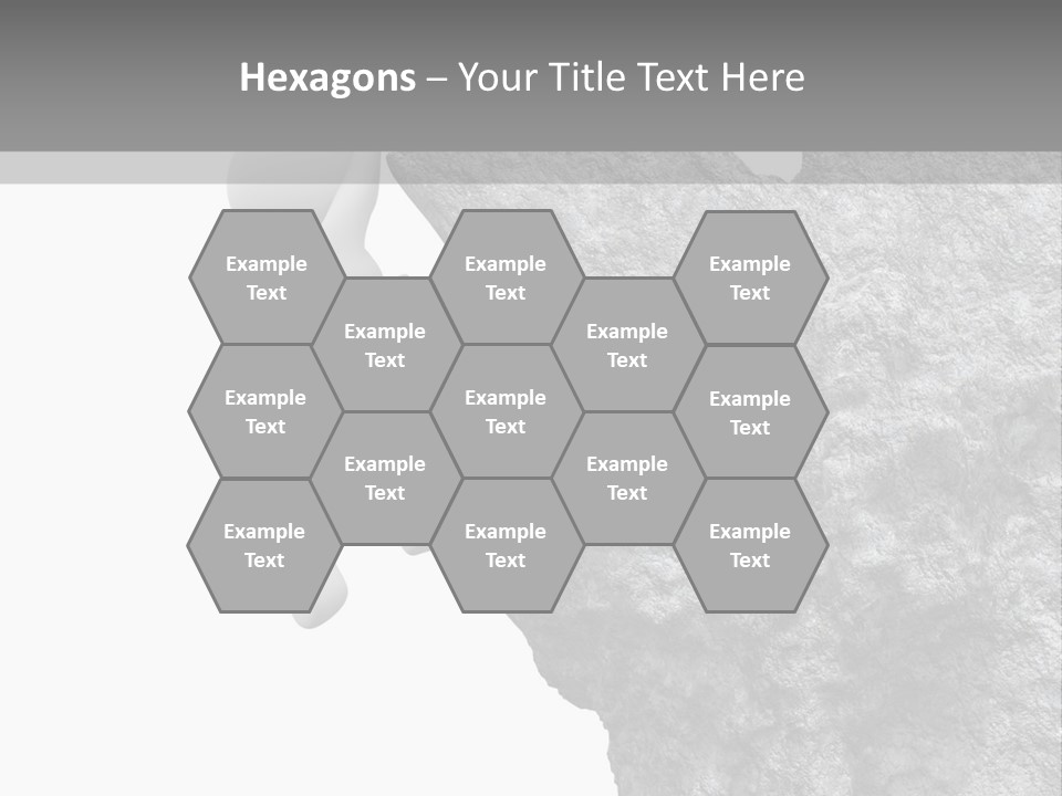 Climbing Top Icon PowerPoint Template