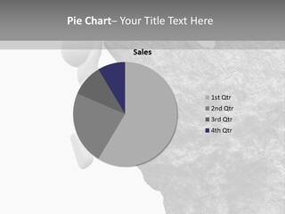 Climbing Top Icon PowerPoint Template