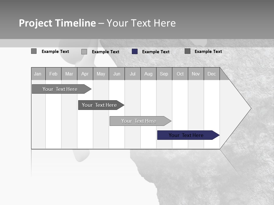 Climbing Top Icon PowerPoint Template