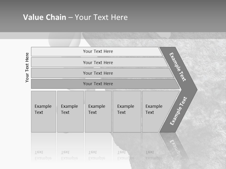 Climbing Top Icon PowerPoint Template