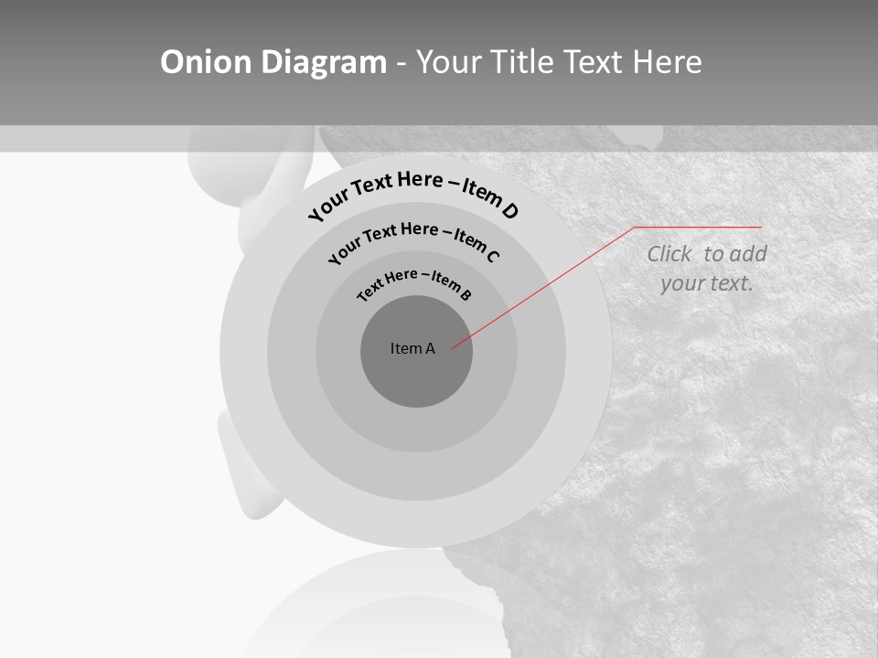 Climbing Top Icon PowerPoint Template