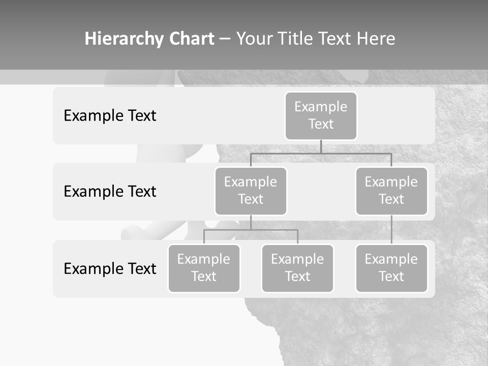 Climbing Top Icon PowerPoint Template