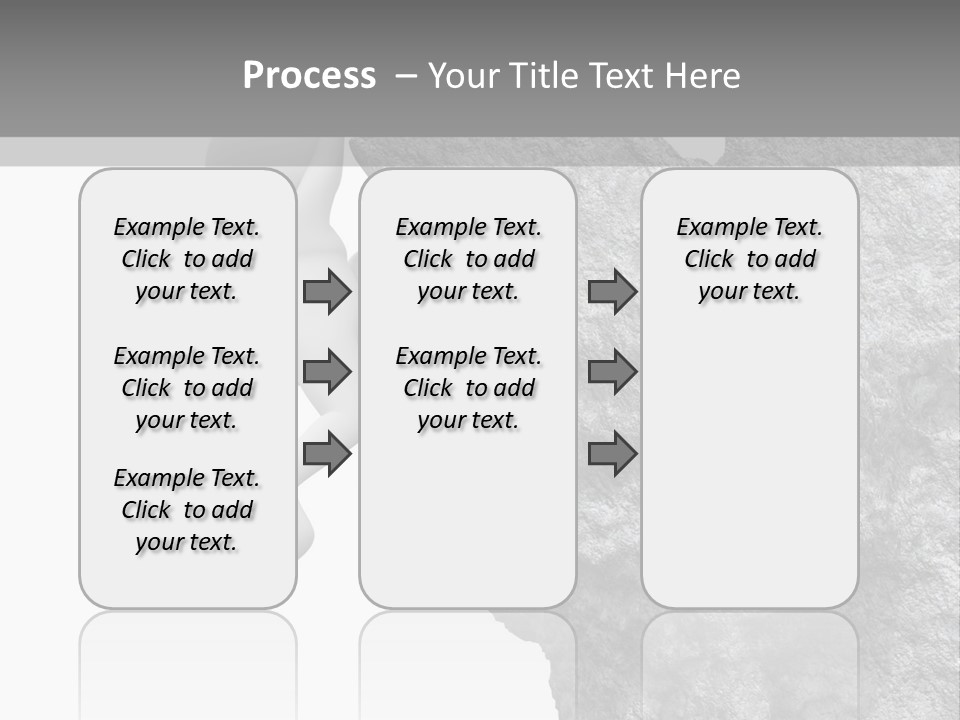 Climbing Top Icon PowerPoint Template