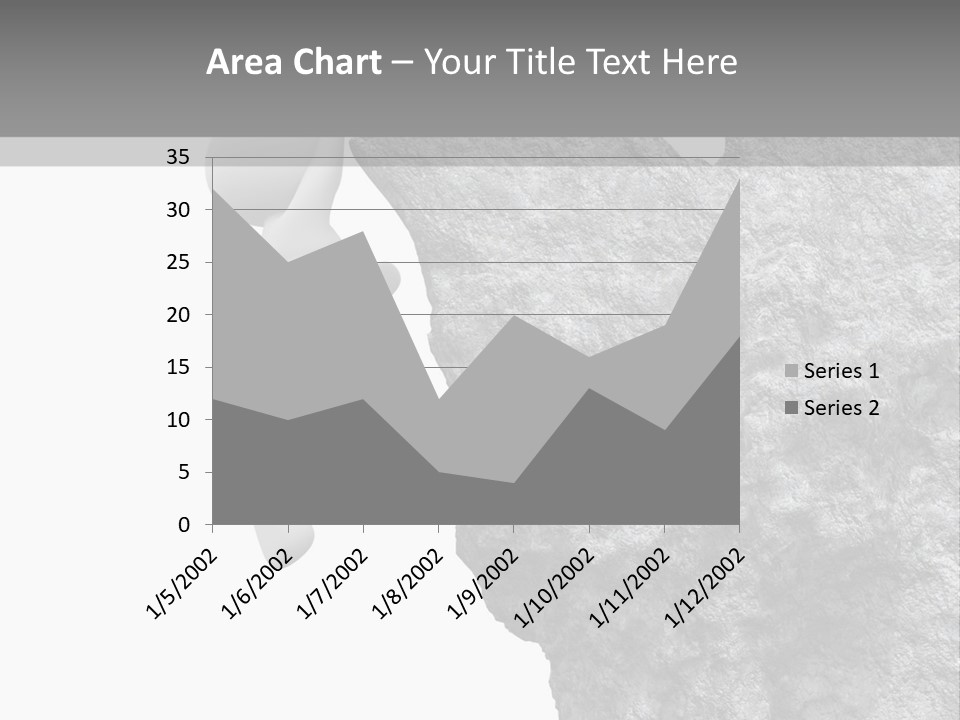 Climbing Top Icon PowerPoint Template