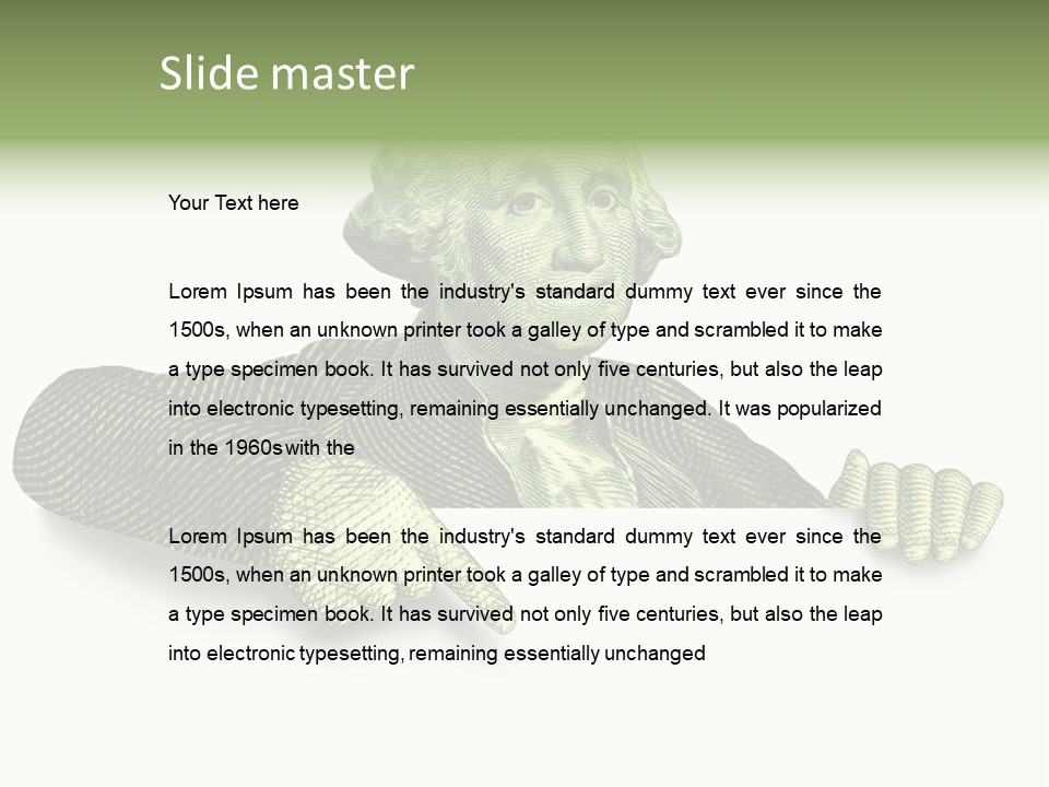 Wealth Offer Get Rich PowerPoint Template