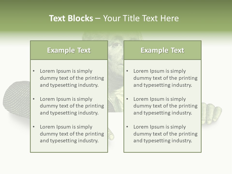 Wealth Offer Get Rich PowerPoint Template