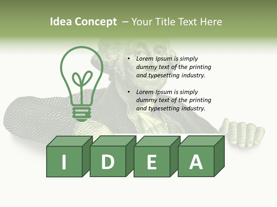 Wealth Offer Get Rich PowerPoint Template