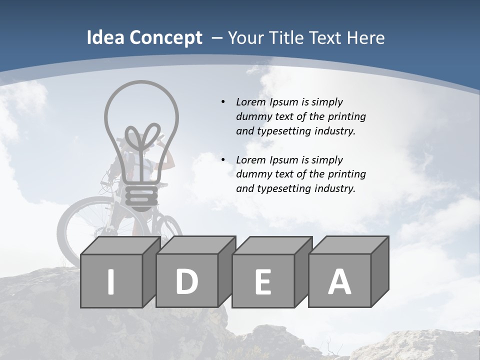 Resting Dramatic Hobby PowerPoint Template