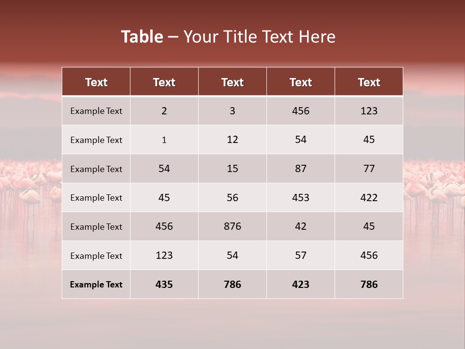 Wild Pond Sunset PowerPoint Template