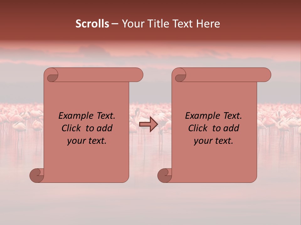 Wild Pond Sunset PowerPoint Template
