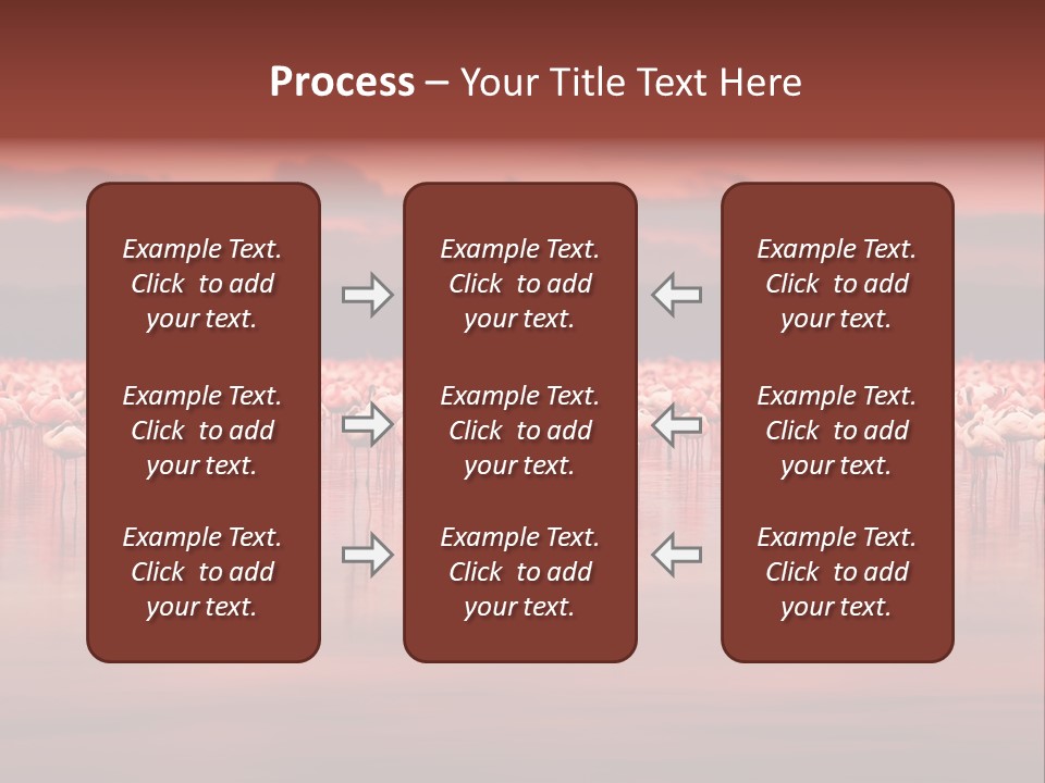 Wild Pond Sunset PowerPoint Template