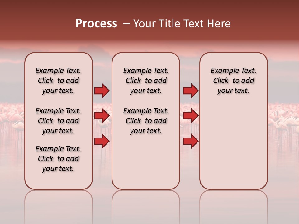 Wild Pond Sunset PowerPoint Template