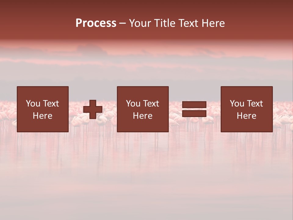 Wild Pond Sunset PowerPoint Template